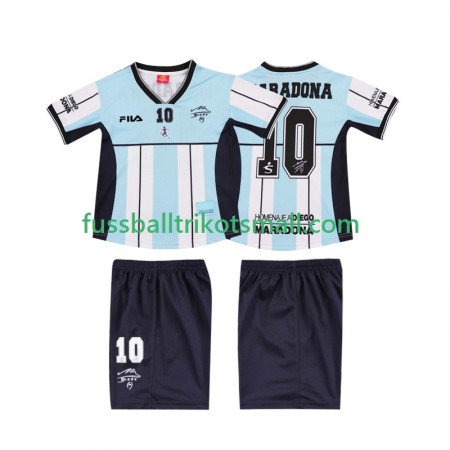 Fußballtrikots Argentinien MARADONA 10 2000 Retro Kinder Kurzarm Heimtrikotsatz kaufen